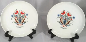 Berggren Originals Vintage 2 Salad Plates 7 3/4" 1960's Scandinavian Design - Picture 1 of 3