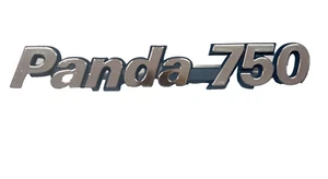 SIGLA LATERALE FIAT PANDA-750 IN PLASTICA CROMATA - Imagen 1 de 7