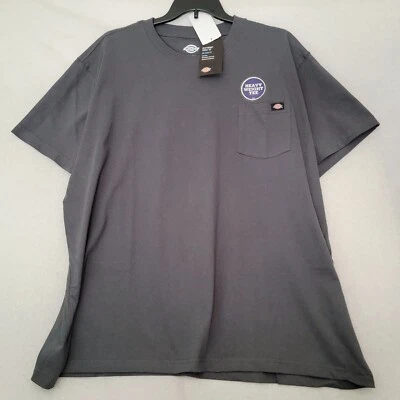 Camisa Dickies Para Hombres 3XL XXXL Gris Peso Pesado Ropa de Trabajo Exterior Bolsillo Camiseta Nueva con Etiquetas Foto 1 de 4