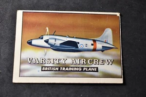 1952 TOPS WINGS AIRPLANE CARD-varsity aircrew #117 - Picture 1 of 4