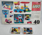 LEGO 40 basic set from 1970s, 607, 608 vehicles (incomplete) GA35630 - Q49