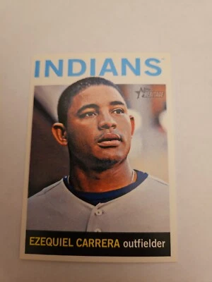 2013 Topps Heritage Baseball Card Ezequiel Carrera 362 - Image 1 of 2