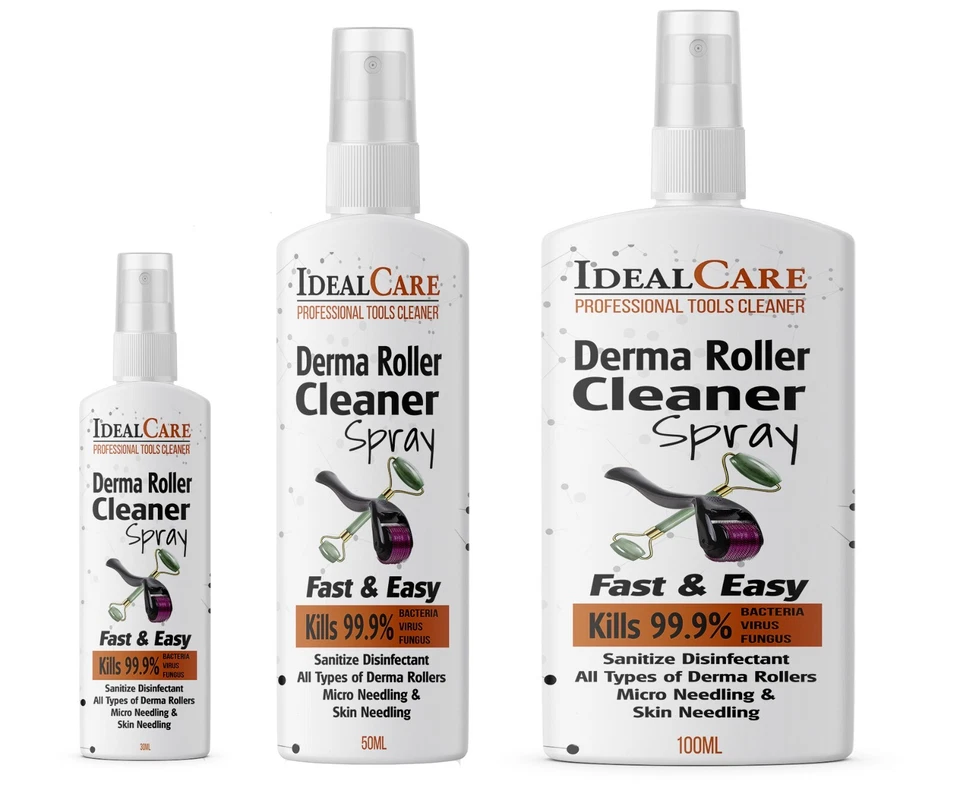 IDEAL CARE Derma Roller Cleaner Steriliser Tools Makeup Brush Surface Spray Fast Delivery