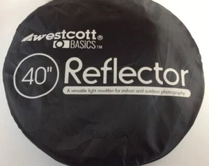 Westcott Collapsible 5 in 1 Reflector Kit with Gold Surface 40 Inches Free Ship - Picture 1 of 4