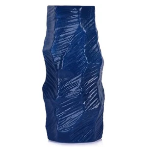 Navy Blue Ceramic Vase for Home Decor - Perfect for Living Room Table Decor a... - Picture 1 of 7