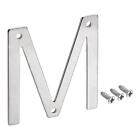3.94 Inch Stainless Steel House Letter M for Mailbox Hotel Address Door Sign