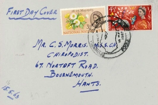 GB STAMPS FIRST DAY COVER 1963 NATIONAL NATURE WEEK BROWNSEA ISLAND FDC - Image 1 of 1
