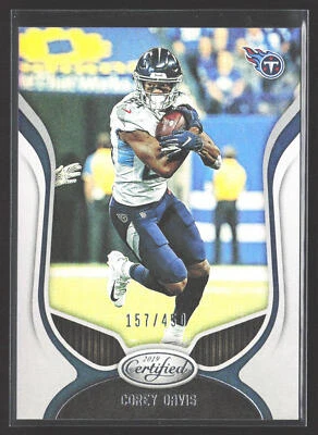 Corey Davis 2019 Panini Certified Mirror #36 SN #/450 Tennessee Titans - Image 1 of 2