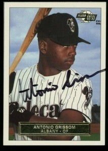 1993 Albany Polecats ANTONIO GRISSOM Signed Card autograph EXPOS RED OAK, GA