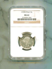 Italy - Spectacular Historical Silver 5 Lire, 1930-R, Ngc Graded Ms 62