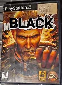 Sony Playstation 2 (PS2) Negro •Sin Manual No Original Estuche de Juego (Probado/Funciona) - Imagen 1 de 2