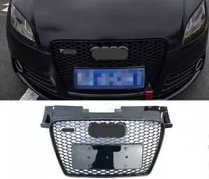 Parachoques delantero estilo TT TTS TTRS 2008-14 parrilla de malla de panal - Imagen 1 de 4