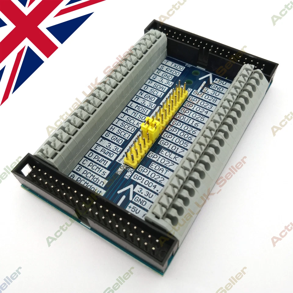 🇬🇧 Spring-terminal breakout board for Raspberry Pi GPIO - Image 1 of 1