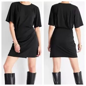 Women's Short Sleeve Mini T-Shirt Dress - Future Collective Black XXL - Picture 1 of 6
