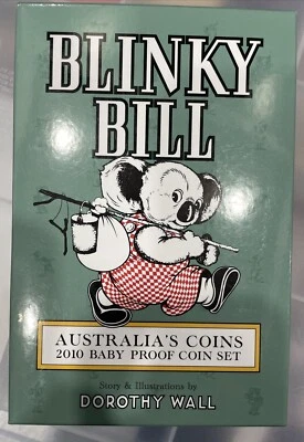 Conjunto de moedas de prata australiana 2010 Blinky Bill Baby - Imagem 1 de 3