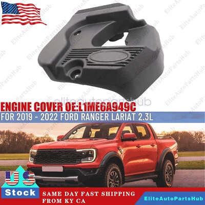 Cubierta de motor 1x para Ford Ranger Lariat 2019-2022 2,3 L L1MZ-6A949-C Foto 1 de 4