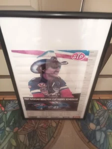 1987 nascar winston cup series schedule. Petty STP 18" x23" - Picture 1 of 4
