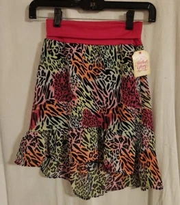 NWT Girl's Faded Glory Leopard/Zebra print Skirt ~ Size S/CH 6/6X Walmart - Picture 1 of 9