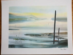 Charles Mulvey "Tone Poem" Aquarelldruck - 10" x 13" - Washington Künstler  - Bild 1 von 1