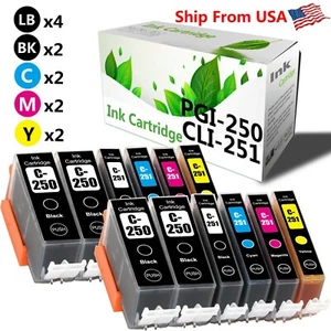 12-Pack PGI-250XL ink Cartridge for Canon MX922 MX722 MG7120 MG5520 Printer - Picture 1 of 2