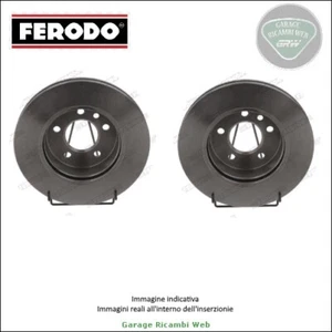 DDF103 Kit 2 dischi freno Ferodo Anteriore per AUDI COUPE 80 SEAT TOLEDO I IBIZ - Foto 1 di 7