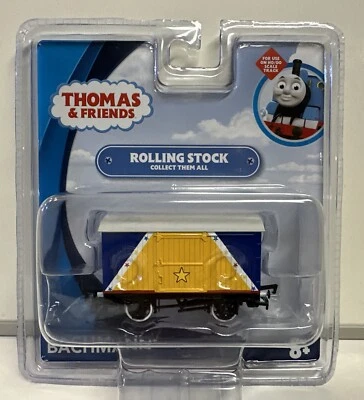 Bachmann HO Scale Thomas & Friends Funfair Blue 12 Ton Box Van #77413 - Image 1 of 4