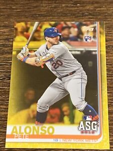 2019 Topps Update Walgreens Yellow #US47 Pete Alonso AS RC ROOKIE MINT