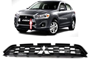 FRONT BUMPER UPPER GRILL WITHOUT EMBLEM FITS FOR MITSUBISHI ASX 2013-2015 - Picture 1 of 6