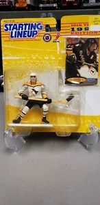 Línea inicial 1997 Pittsburgh Penguins Superstar Jaromir Jagr ¡¡¡con tarjeta!!! De lote antiguo - Imagen 1 de 5