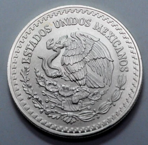 1993 1 oz 999 SILVER Ley Mexican Libertad 1 Onza, Pura Plata Rare Key Date Coin! - Picture 1 of 3