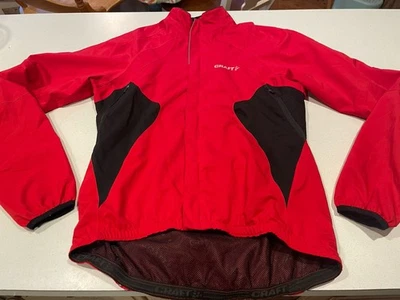 Craft L3 Protection Performance Womens Small Jacket Red Zip Vents - Image 1 of 4
