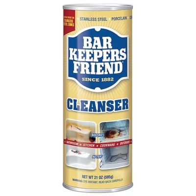 Bar Keepers Friend 21-oz Powder All-Purpose Cleaner Polish Cleanser Home Kitchen - Image 1 of 3