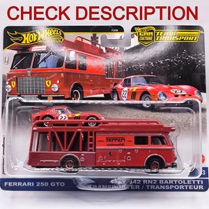 Hot Wheels PREMIUM TEAM TRANSPORT FERRARI 250 GTO FIAT 642 RN2 BARTOLETTI  - Foto 1 di 1
