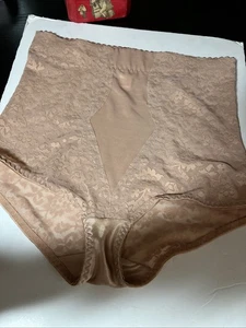 Medium Size Instant Shaping Beige Lace Brief Panty Plusform Shapewear Womens New - Bild 1 von 13