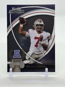 2021 Wild Card Alumination NIL Edition - Alpha C.J. Stroud #ANA-4 /35 (RC) - Bild 1 von 3