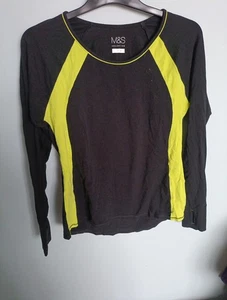 Ladies M&S Fitness Long Sleeve Top With Thumb Holes Size 12 - Picture 1 of 5