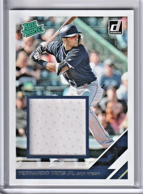 Parche prospecto Panini Donruss Fernando Tatis Jr. 2019 clasificación RC #RPM-FT Padres Foto 1 de 2