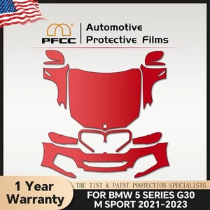 For BMW 5 Series G30 M Sport 2021-23 Precut Paint Protection Film Clear Bra PPF - Picture 1 of 20