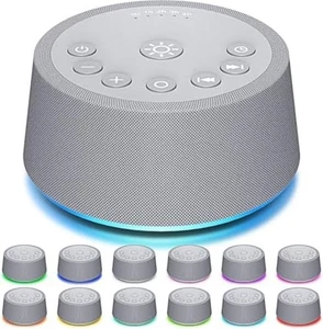 Sound Machine White Noise Rain Ocean Soothing Sounds Therapy Relax Sleep Music - Picture 1 of 8