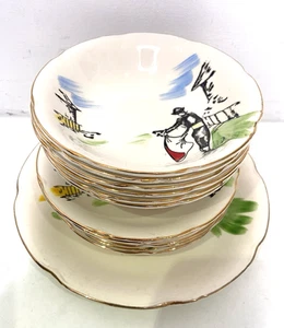 13 X Set Of Alfred Meakin Matador Motif Bowls Side & Serving Plates Matador BH34 - Picture 1 of 8