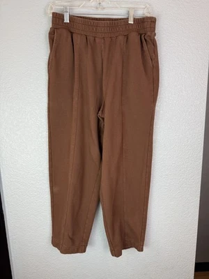 Pantalones Madewell MWL para mujer medianos marrón pana elásticos bolsillos informales Foto 1 de 4