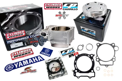 Yamaha YFZ450R 450X 95mm Cilindro Funciona CP Carrillo Pistón y Cometic Kit de Extremo Superior Foto 1 de 4