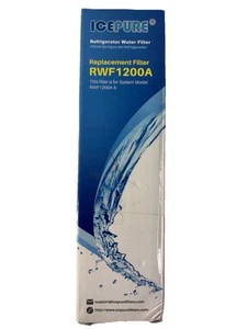 Lot of (2) Ice Pure Refrigerator Water Filter RWF1200A-S Brand New Sealed - Picture 1 of 5