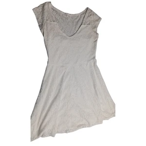 Hollister White Lace Top Women's Size L Short Sleeve Casual Blouse - Picture 1 of 12