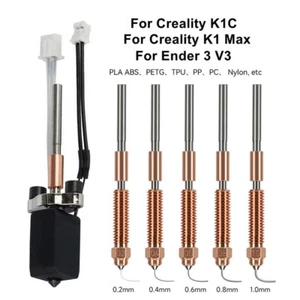 Kit de buses Hotend bloc chauffant 0,4 mm pour imprimante 3D Creality K1C/K1 Max/Ender 3 V3 - Photo 1/23