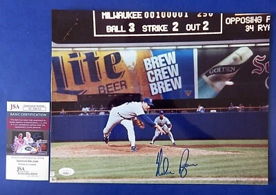 NOLAN RYAN SIGNED 11X14 PHOTO Texas Rangers ~ JSA AC38652 - Image 1 of 4