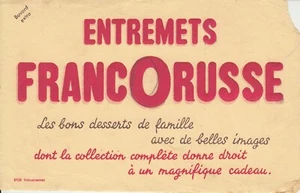 Altes Sammelgut old french blotter altes französisches Löschpapier - Bild 1 von 1