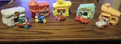 Juego completo de 5 figuras Happy Meal de McDonalds 1993 Flintstones Foto 1 de 4