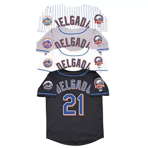 Carlos Delgado 2008 New York Mets Shea Closing Patch (Home/Road/Alt) Herren Trikot - Bild 1 von 19