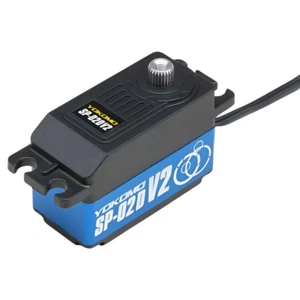Yokomo SP-02 Drift Spec V2 Low Profile Digital Servo Blue SP-02DV2BL - Picture 1 of 1